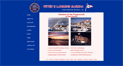 Desktop Screenshot of peterslandingmarina.com
